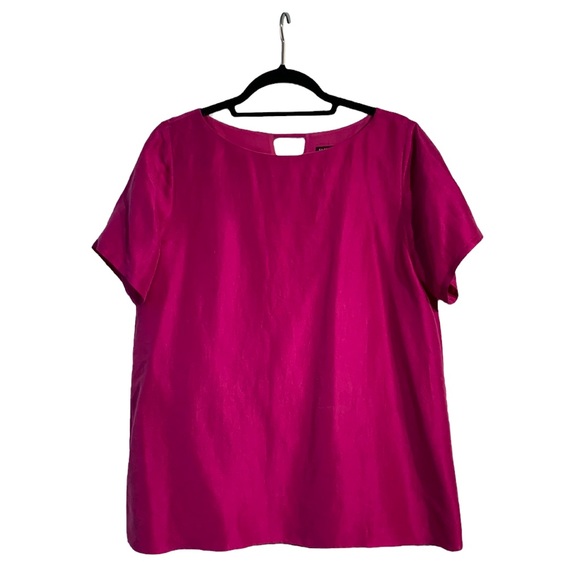 Eileen Fisher pink silk blouse - Picture 1 of 7